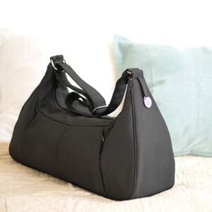 Breast Pu mp Elegant Black Women's Bag